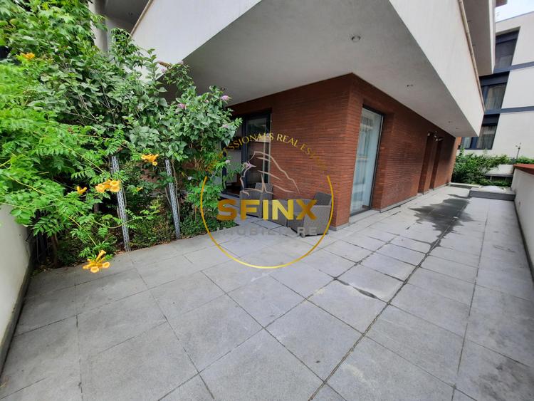 Primaverii, ground floor, 4 room apartment, large terraces, garden, parking