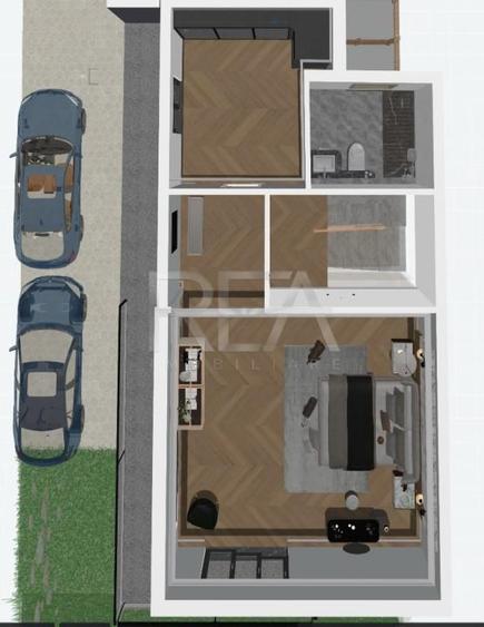 Vila duplex contemporana Bucurestii Noi - Straulesti