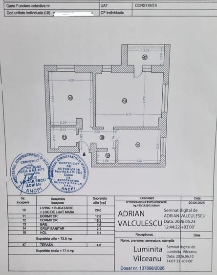 Faleza nord complex de blocuri noi-apartament 3 camere cu vedere frontala la lac