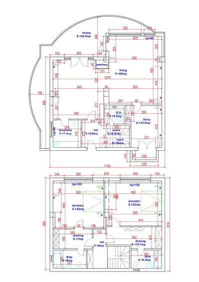 Penthouse Duplex cu vedere LAC | Barbu Vacarescu - 1
