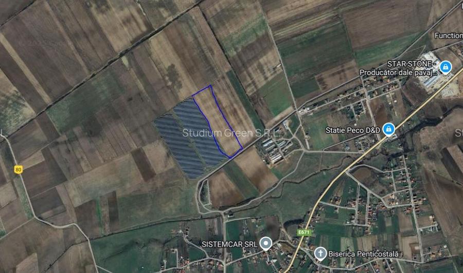 Proprietar vand teren pretabil pentru parc fotovoltaic- 6 ha  NOJORID - 4