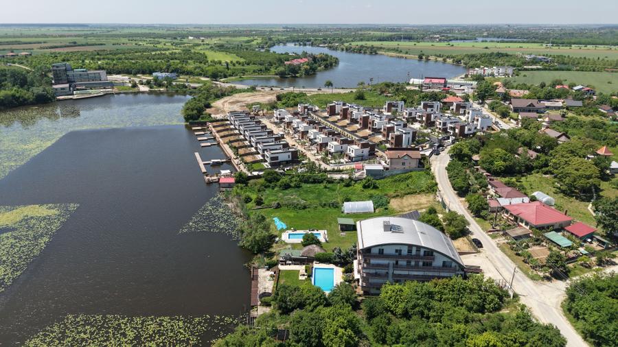3 camere Snagov, malul lacului, 100 mpu, etaj 1, premium, piscina proprie