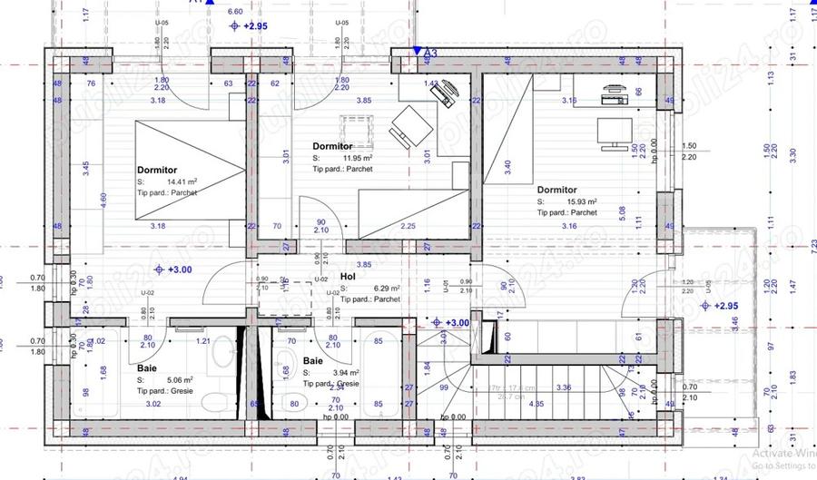Casa luminoasa de 120 mp, cu living generos, materiale premium si curte proprie
