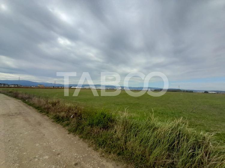 Teren intravilan 2 fronturi de 35 m fiecare 8.000 mp Turnisor Sibiu