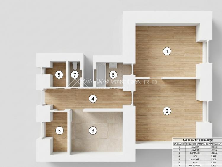 COMISION 0% | Apartament 3 camere | 68 mp | Renovat | Centru Cluj - 8