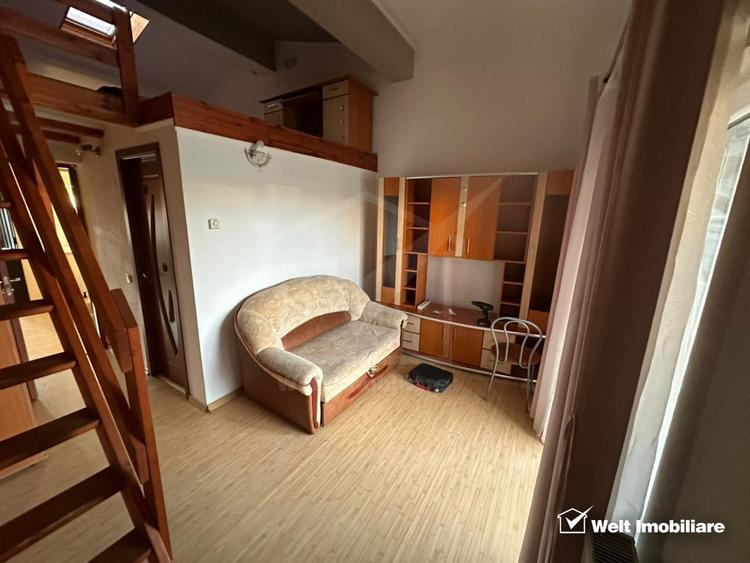 Apartament 1 camera+mansarda, în cartier Iris
