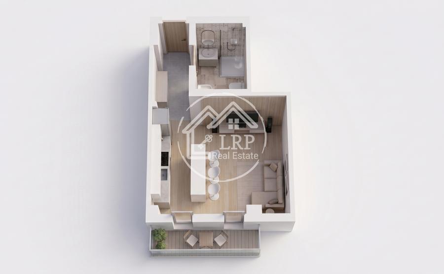 Garsonieră 36mp | Militari Residence | Mobilată/utilată complet | Ideală Airbnb