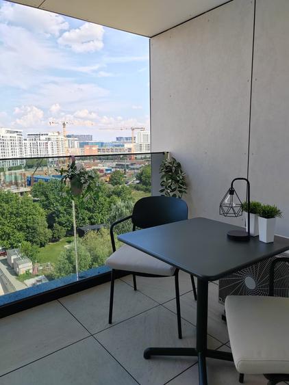 CITY POINT, 2 camere lux, cochet, prima închiriere,55 mp, etaj 8,terasa,deosebit