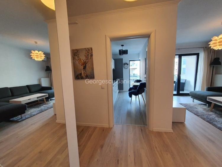 65mp Bloc nou, Terasa mare, stil Scandinav, Complet utilat/mobilat - 9