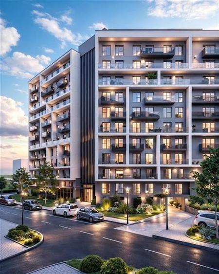 Apartament cu 2 camere et 2 la Skyline City amenajat cu parcare
