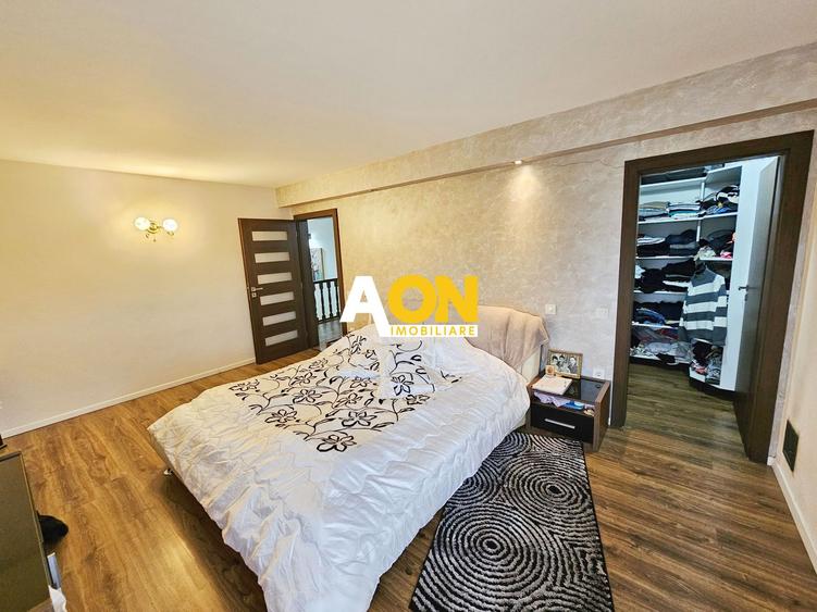 Casa 4 camere, mobilata, utilata, 500 mp teren, asfalt, Alba-Micesti