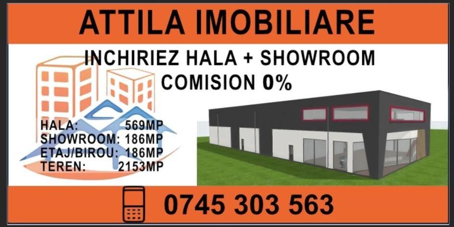 Hala cu Showroom Ghiroda 570 mp 5500 euro