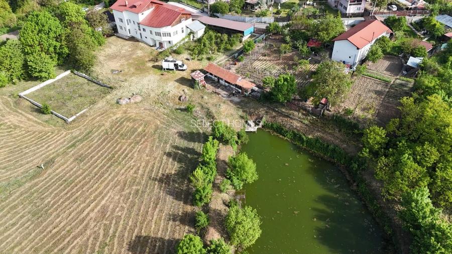 Domeniu de 13.054 mp cu vilă de ~1.000mpc și lac privat Teisori, Bulbucata - 4
