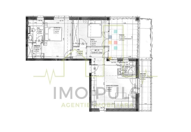 Penthouse. Braytim. Terasa 28 mp. 3 Camere. 2 Bai. - 1
