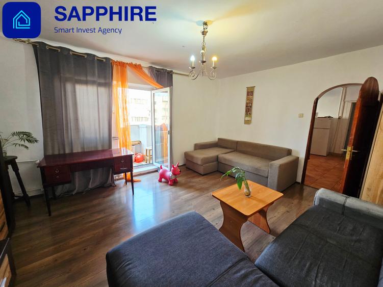 Apartament 2 camere zona 13 Septembrie, metrou, mobilat și utilat, boiler