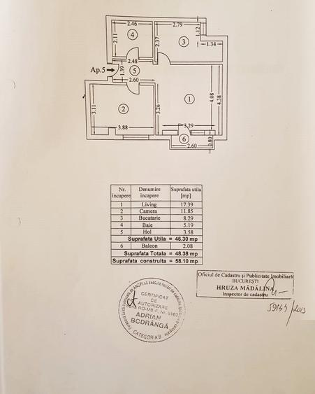 DE INCHIRIAT, AP. 2 CAMERE, BUCURESTII NOI, 550 m DE METROU JIULUI