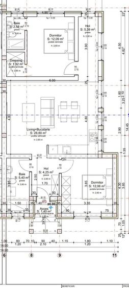 Duplex cu 3 camere, pe parter, de vanzare, in Sacalaz