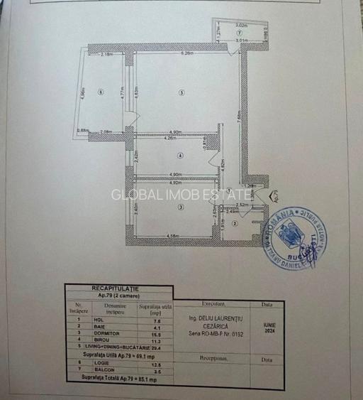 Vanzare Apartament 3 camere Bloc Nou Alba Iulia-Calea Dudesti-Dristor - 17