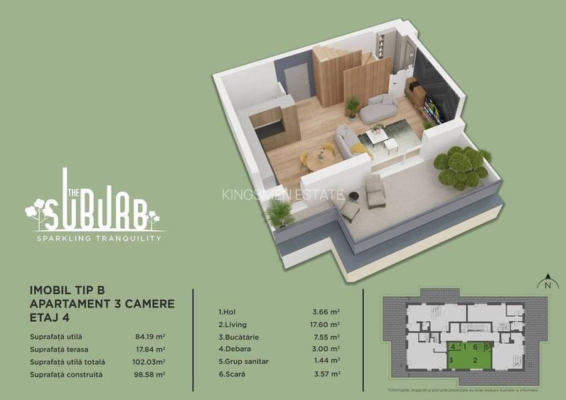 Duplex 3 camere The Suburb Buftea - 9
