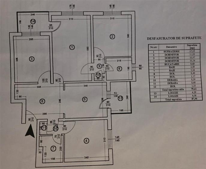 Apartament 4 camere Semidecomandat Piata Sudului RENOVAT