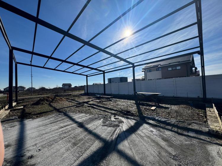 Teren cu dubla deschidere, autorizatie magazin si constructie metalica, Carcea