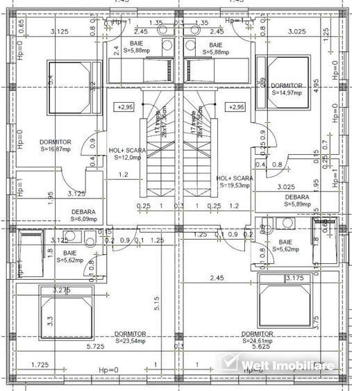 Duplex 245 mp, D+P+E+M, zona linistita de case, panorama deosebita ! - 8