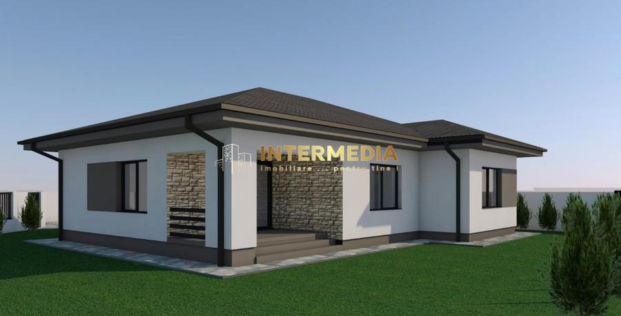 CASA NOUA PE PUN NIVEL I 110 MP I 3 DORMITOARE I LIVING I 2 BAI I TERASA I