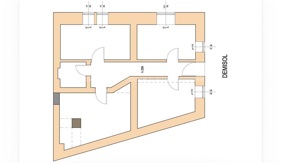 Casa sau spatii, de la 100mp la 450mp, Iasi, centru, str. Vovideniei