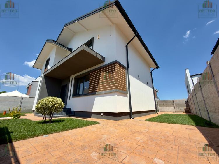 Casă de vânzare nouă individuală | 5 camere | Berceni Ilfov | La cheie | Asfalt