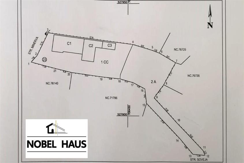 Teren 1070 mp si casa demolabila, in Barlad, zona Gara, str. Minerva