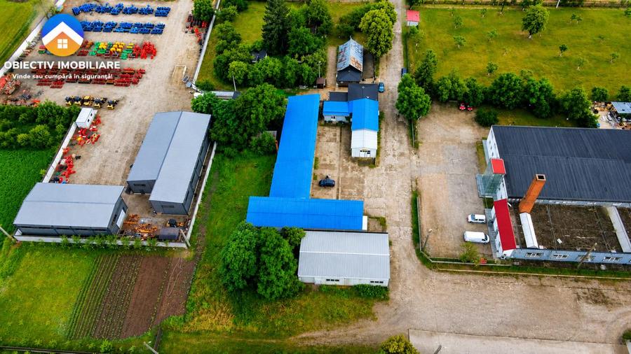 Spatiu industrial 3110 mp teren, hala productie+service auto, Targu Neamt