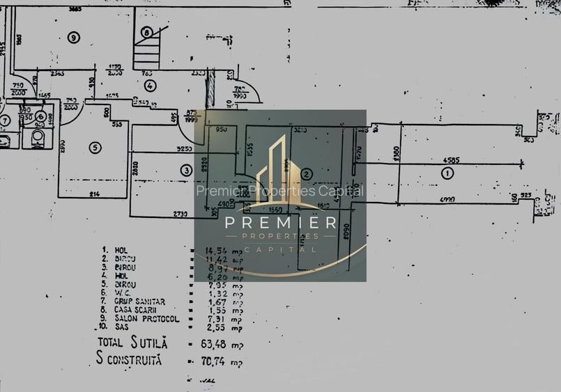 Spațiu comercial 63 mp utili Bulevardul Ion Mihalache Sector 1 - 2