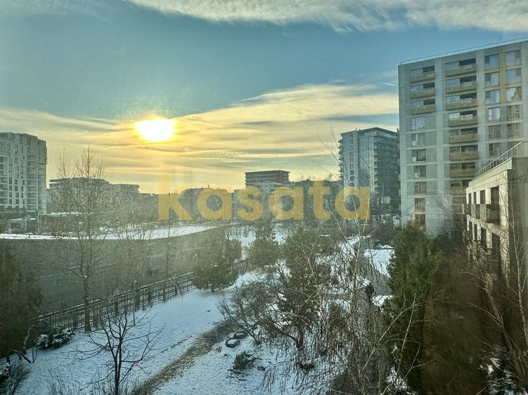 Apartament cu 2 camere, terasă și vedere spre grădină | Aviației Park