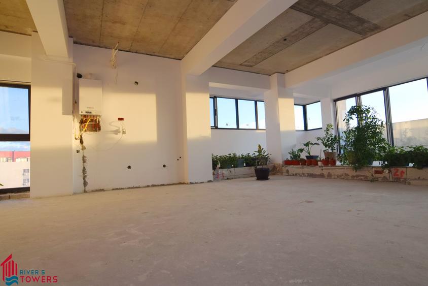 RIVER"S TOWERS - Penthouse finalizat si intabulat, se vinde la alb