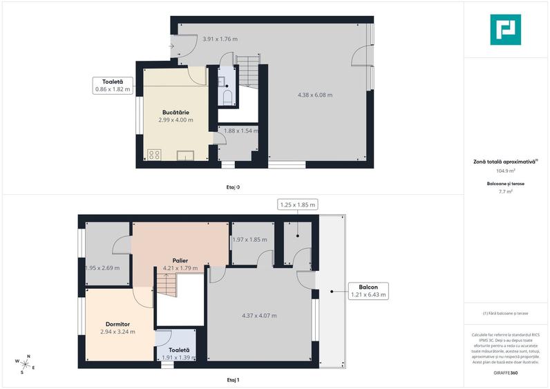 Casă Terraced / Townhouse, 120 mp utili, Sânmartin - 10
