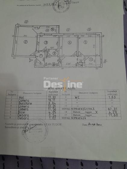 Sebastian-Dunvat | 3 camere | 74mp | et. 4 | centrala proprie | 105.500 euro