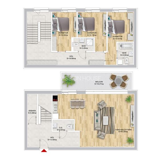 Penthouse cu vedere panoramică în Luxuria Residence – Domenii - 11