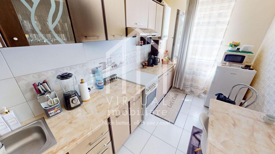 Apartament cu 3 camere, 66mp utili + balcon, etaj 3/4 - Terezian