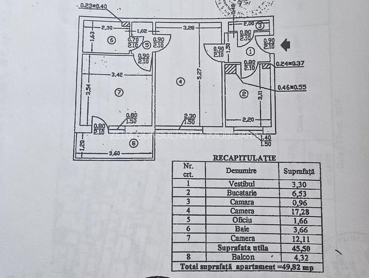 Apartament 2 camere 1 Decembrie 1918