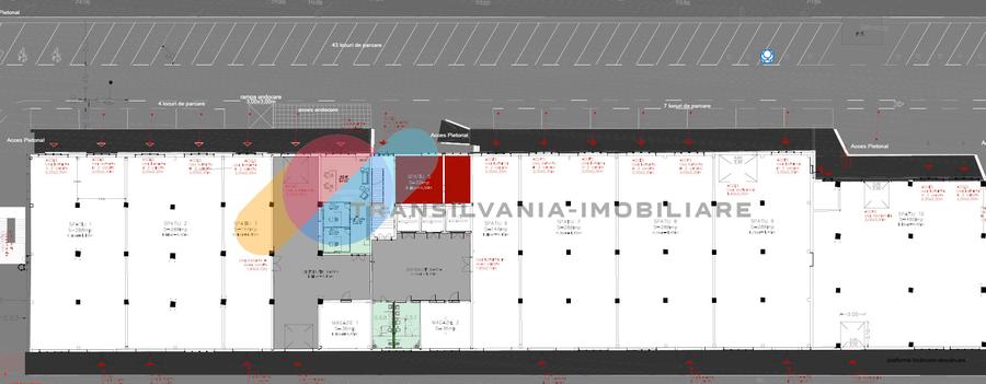 Spații Comericiale de Închiriat | 36–288 mp | vitrina la strada | Aeroport
