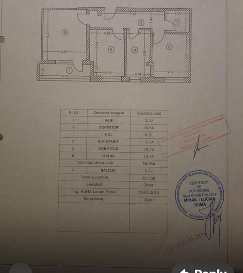 Apartament 3 camere Titan-zona Trapezului, bloc 2014