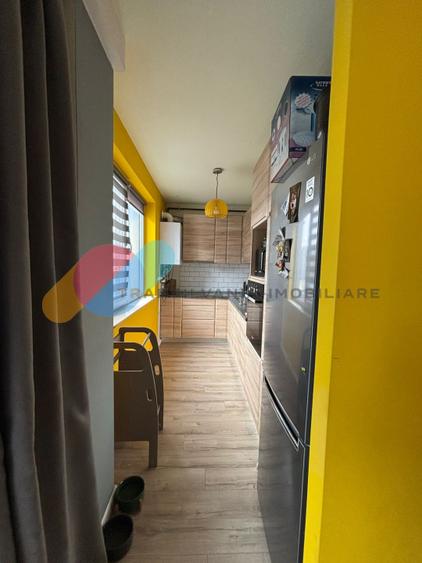 Apartament mobilat- utilat, 75 mp utili, 3 camere, zona Metro