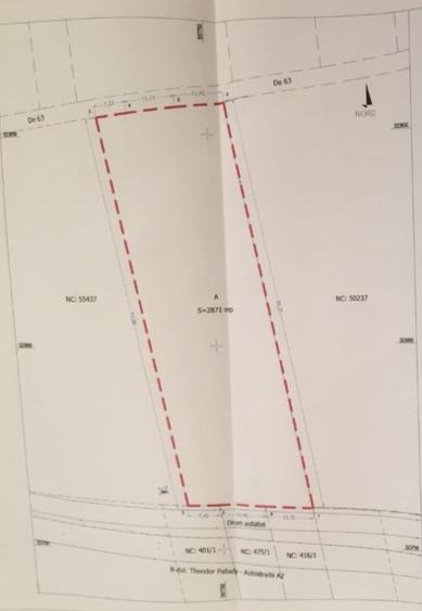 Teren de vanzare NOU Pallady-A2,Vest,UTILITATI AUTOSTRADA A2, comision 0%