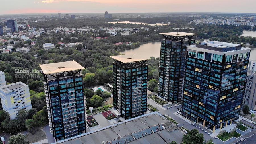 One Mircea Eliade - Floreasca | 4 Rooms + Terrace Open View | Lemon Design
