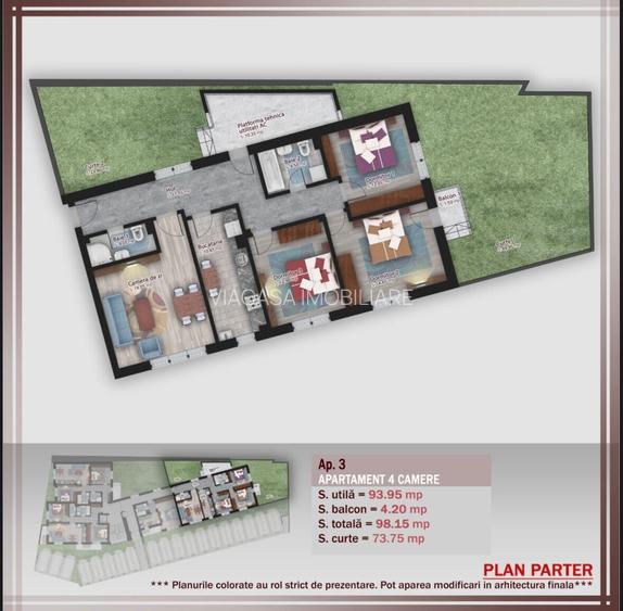 Apartament curte proprie Stefan cel Mare - 3