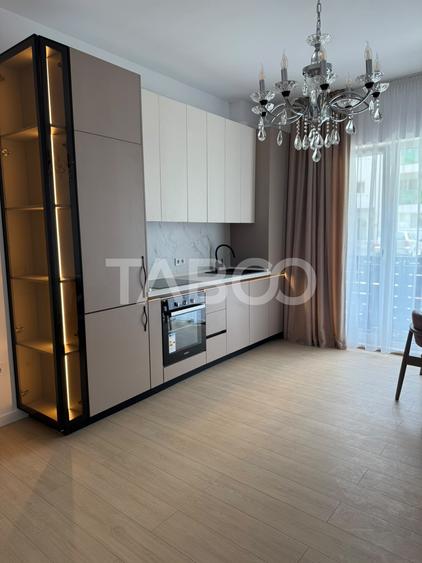 Apartament mobilat utilat decomandat 2 camere 60 mpu balcon Sibiu