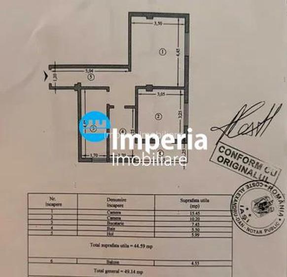 Apartament 2 cam, decomandat, de vanzare in zona Podul de fier - Moara de Vant - 5