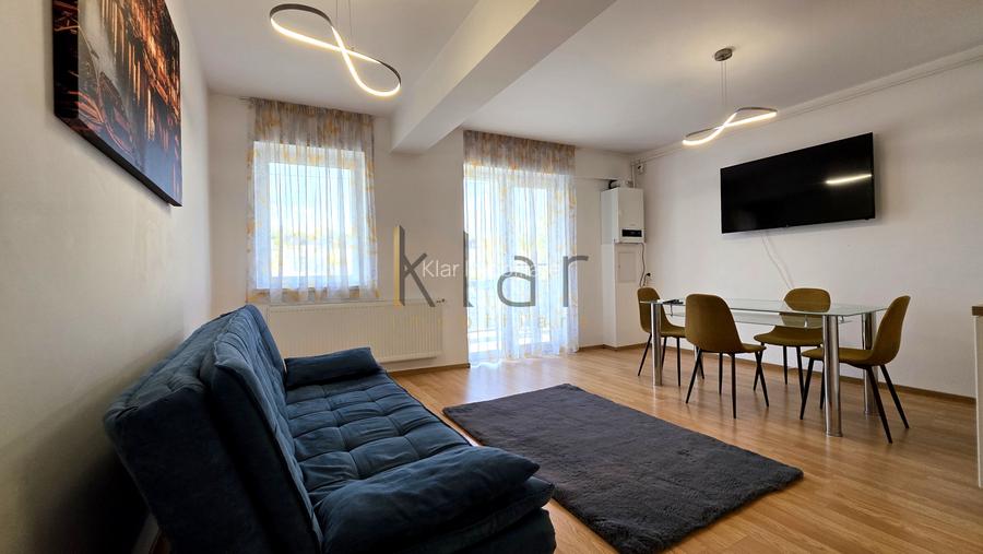 Apartament modern 2 camere 52mp,2 balcoane, parcare, Borhanci