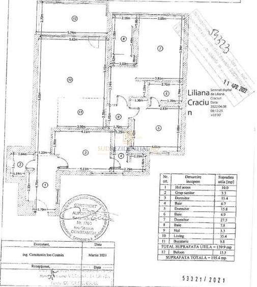 Resedinta de Lux Rococo, 4 camere, Panorama Superba catre Mare - 19