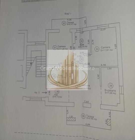 Ap 3 Cam, 2 Băi | Mobilat și Utilat | Zona Kaufland, Dumbravita | et 1 - 11